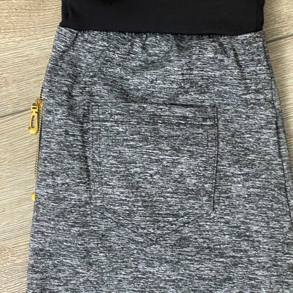 Lycra for Women Size L/XL Gray, side pockets with zipper and snap, elastic waist - Picture 8 of 10